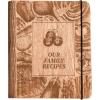 Enjoy The Wood Customizable Recipe Binder – Personalized Wooden Recipe Book Organizer – Blank Cookbook to Write in Your Own Recipes – Make Your Own Cookbook Cooking Binder (Fruits)(Harvest)
