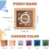 Car Piggy Bank for Boys – Personalized Piggy Bank, Wooden Piggy Bank for Kids, Bank for Kids for Real Money, Piggy Bank for Kids Boys