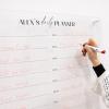 ENJOY THE WOOD Acrylic Dry Erase Calendar for Wall – Personalizable Dry Erase Planner for Home & Office – Family Calendar Board with Weekly, Daily & Habit Tracker Designs (Weekly Planner Design 1)(Daily Planner)