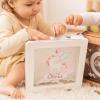 Unicorn Piggy Bank for Girls – Personalized Piggy Bank, Wooden Piggy Pank for Kids – Bank for Kids for Real Money, My First Piggy Bank for Girls
