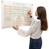 ENJOY THE WOOD Acrylic Dry Erase Calendar for Wall – Personalizable Dry Erase Planner for Home & Office – Family Calendar Board with Weekly, Daily & Habit Tracker Designs (Weekly Planner Design 1)(Weekly Planner Design 1)