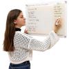 ENJOY THE WOOD Acrylic Dry Erase Calendar for Wall – Personalizable Dry Erase Planner for Home & Office – Family Calendar Board with Weekly, Daily & Habit Tracker Designs (Weekly Planner Design 1)(Weekly Planner Design 2)