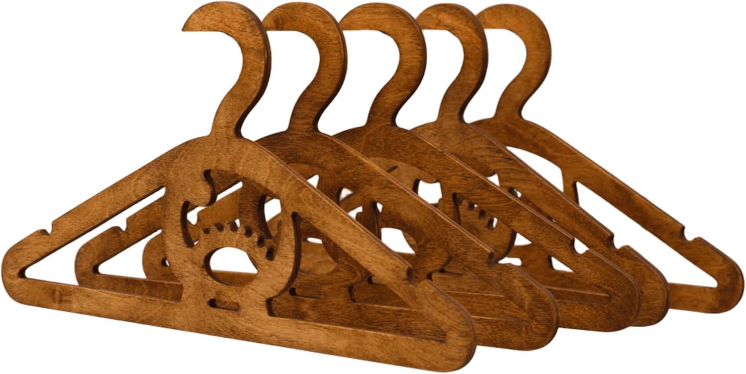 image:imageWooden Toddler Clothes Hangers Baby Hangers Clothing Rack for Nursery Kids Room Decor Montessori Furniture Child Size Wardrobe Wood Toddler Gift Set of 10 Hangers Star NaturalNatural