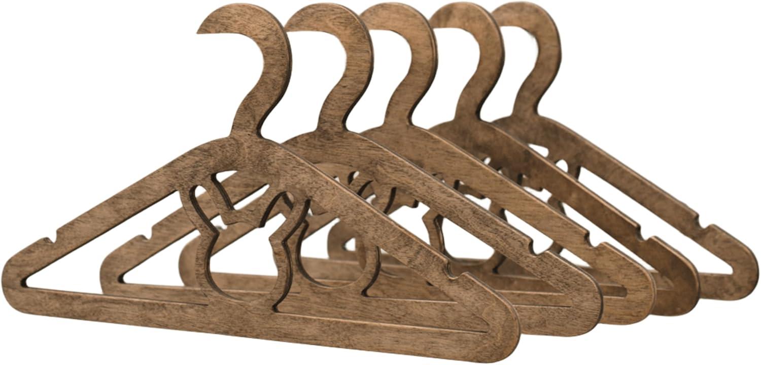 image:imageWooden Toddler Clothes Hangers Baby Hangers Clothing Rack for Nursery Kids Room Decor Montessori Furniture Child Size Wardrobe Wood Toddler Gift Set of 10 Hangers Star NaturalNatural