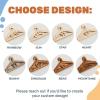 Wooden Toddler Clothes Hangers Baby Hangers Clothing Rack for Nursery Kids Room Decor Montessori Furniture Child Size Wardrobe Wood Toddler Gift (Set of 10 Hangers, Star, Natural)(Natural)