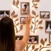 Enjoy The Wood Lighted Family Tree Wall Decor – 3D LED Photo Collage, Wooden Wall Decor Sticker Picture Wall Tree – LED Family Tree Picture Frame (Design 2)
