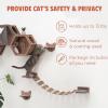 Wall Cat Shelves Wood Cat Wall Shelves Furniture – Wooden Cat Shelf Wall Mounted Furniture – Indoor Cats Rustic Decor Lover Gift