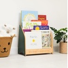 Montessori Bookcase for Kids, Toddler Bookshelf Wood Storage Kids Room Storage Playroom Furniture Toddler Gift 2nd, 3rd Birthday (Large, Natural)(Natural)