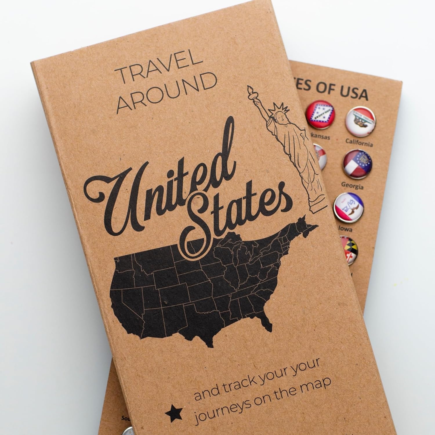 image:imageEnjoy The Wood Wooden USA Map Visited Places 3D US States Map Travel Tracker Wooden Map Wall Decor Mark Your Travels Map Wood Wall Art For Home amp Kitchen or Office US Flags Push Pins AddonsUS Flags Push Pins