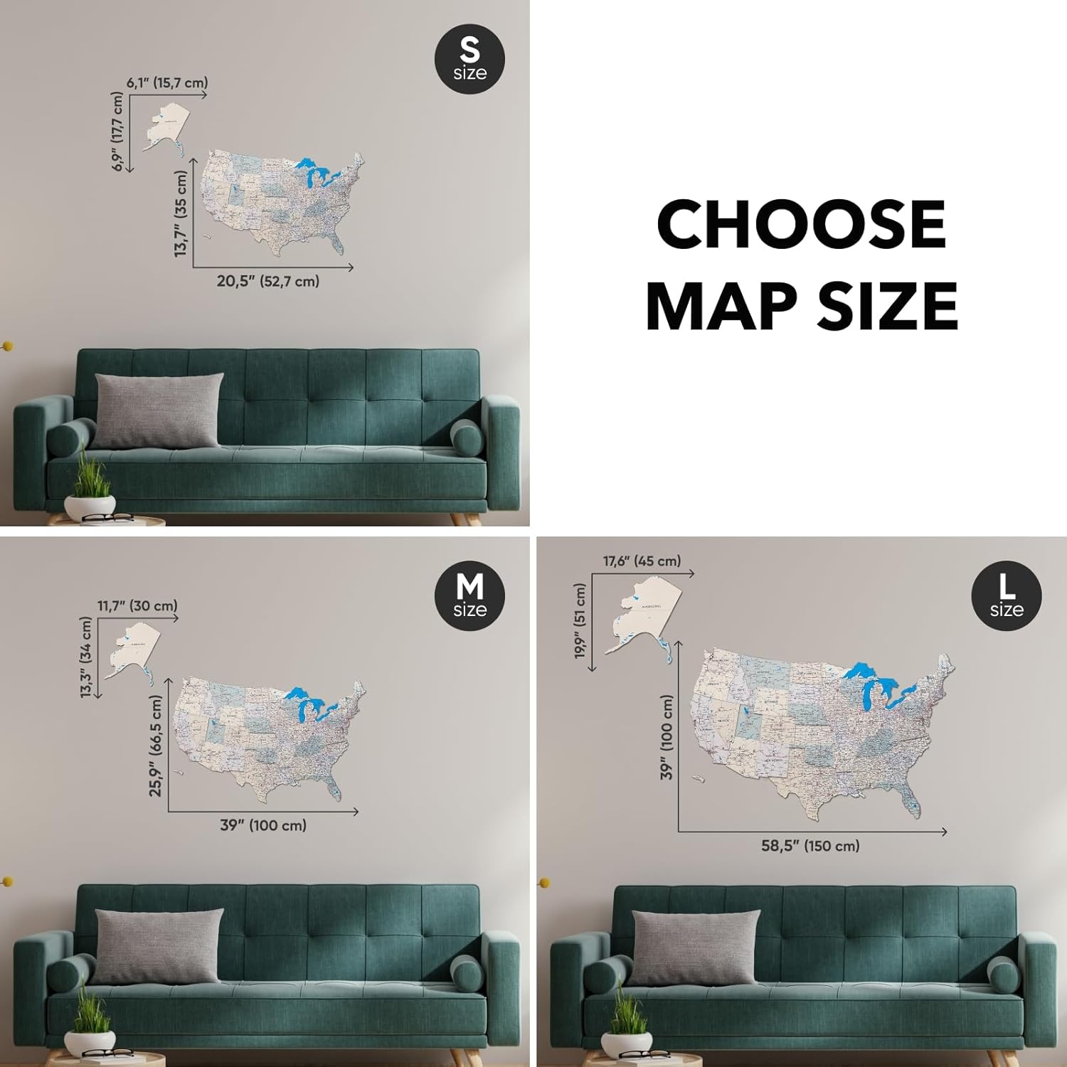 image:imageEnjoy The Wood Wooden USA Map Visited Places 3D US States Map Travel Tracker Wooden Map Wall Decor Mark Your Travels Map Wood Wall Art For Home amp Kitchen or Office US Flags Push Pins AddonsWith Roads